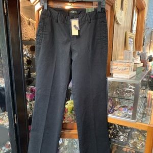 Eddie Bauer chino black pants size 2 New